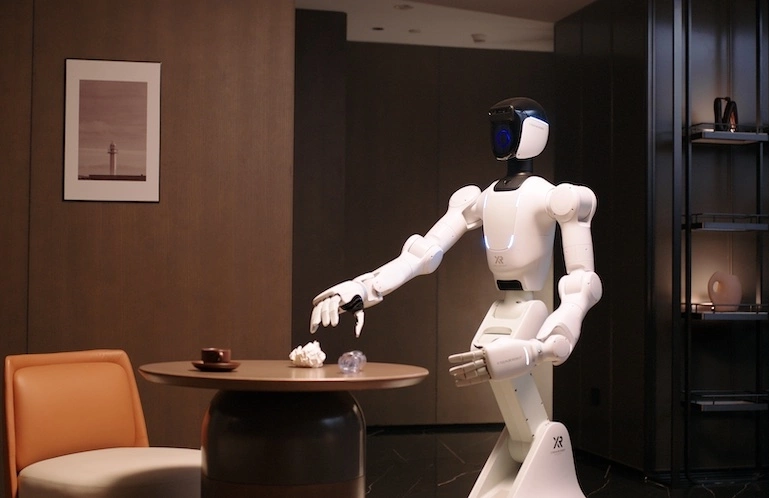 The humanoid robot butler Quanta X2 developed by Chinese firm X Square Robot. Photo courtesy of X Square Robot