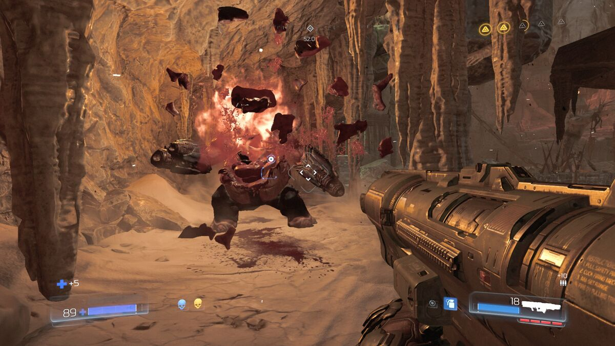 Гиббинг в «Doom» 2016. Гиббинг в «Doom» 2016.