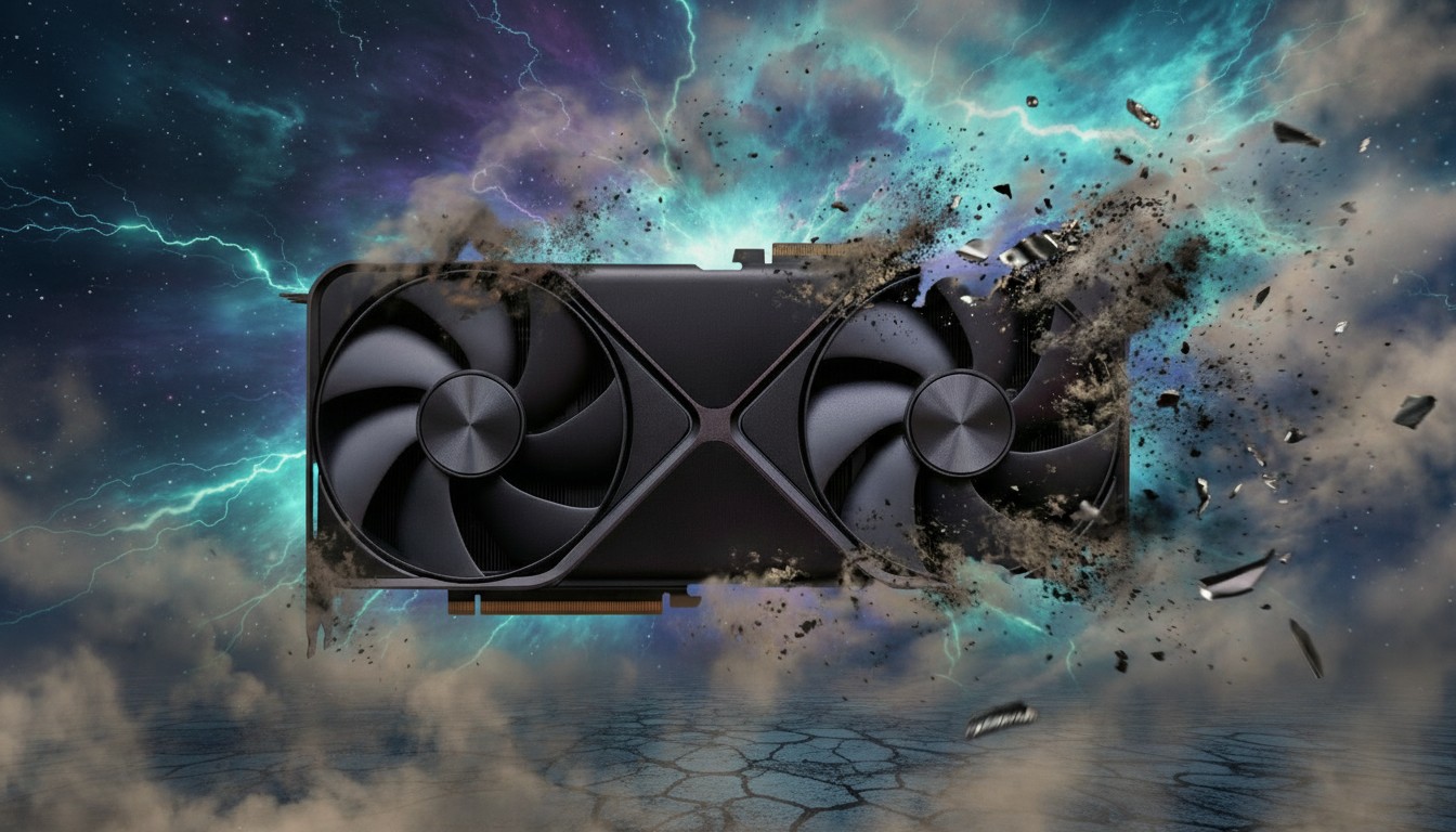 RTX 5090 blowing away in the wind