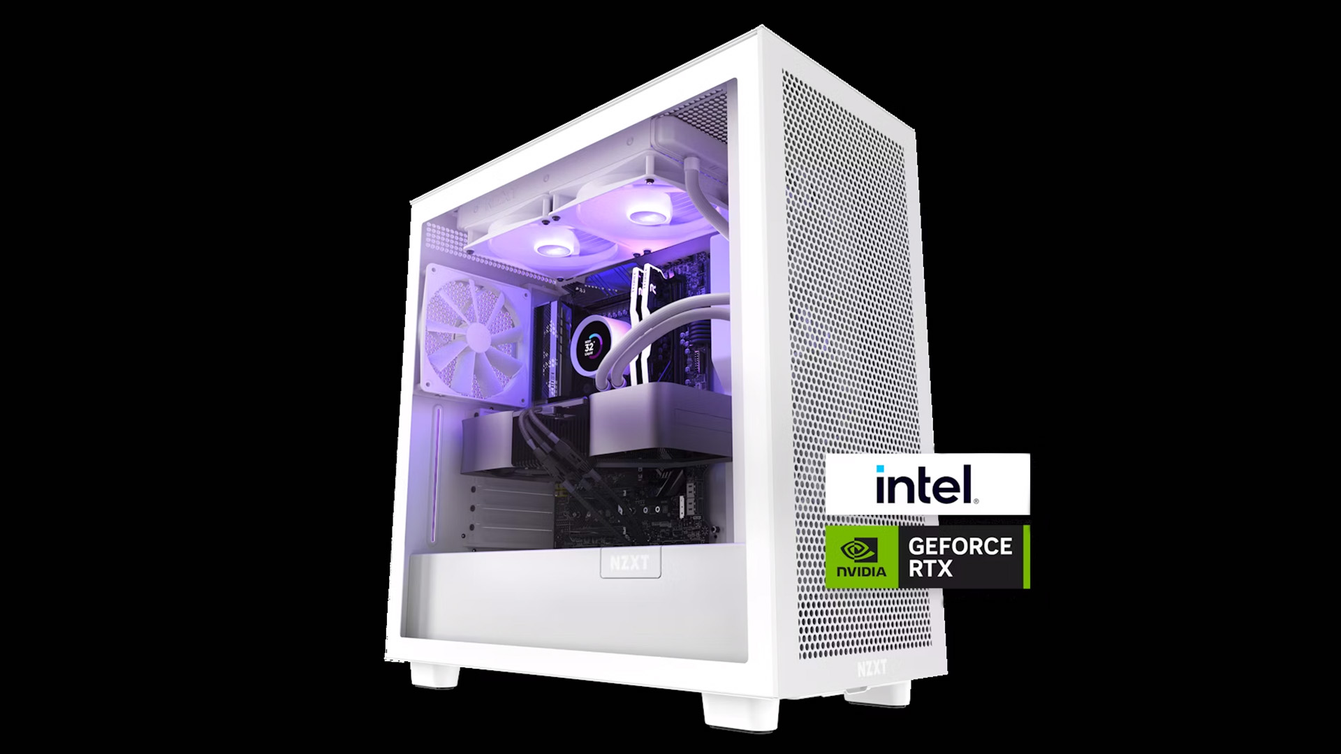 A photo of the NZXT Player One, offered as part of the Flex program.