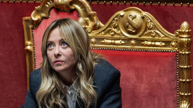 La premier Giorgia Meloni