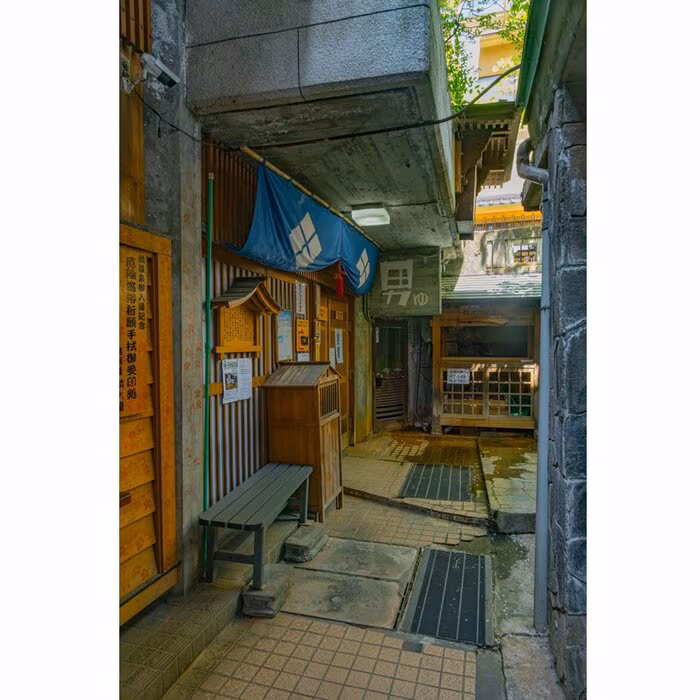 外湯の一つ「渋大湯」