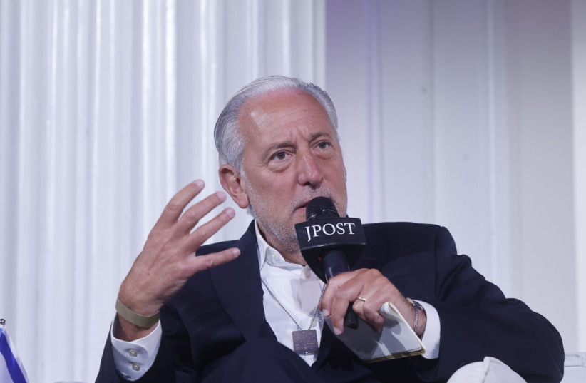 Eric Fingerhut seen at the Jerusalem Post Annual Conference in New York, June 3, 2024