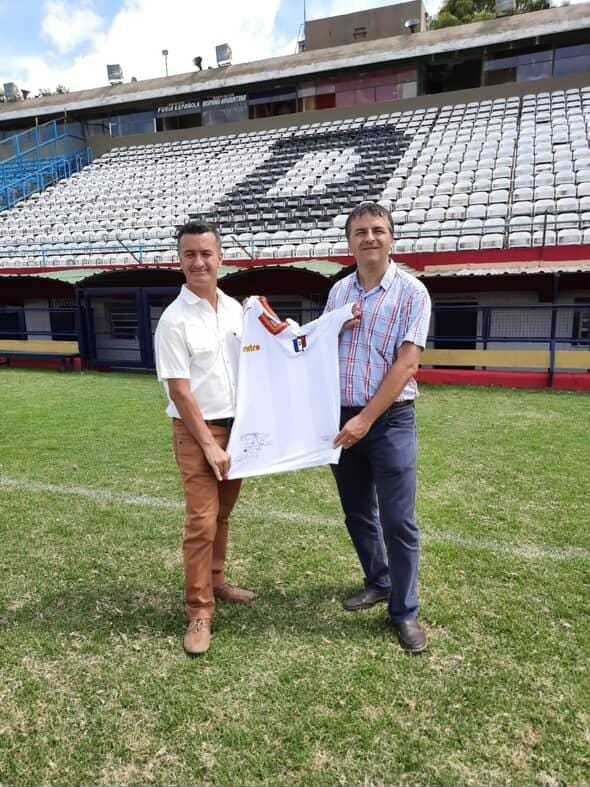 Marcos Fiamingo y Ariel Bevacqua son la voz del Deportivo Espa�ol y cumplen 30 temporadas siguiendo al club.