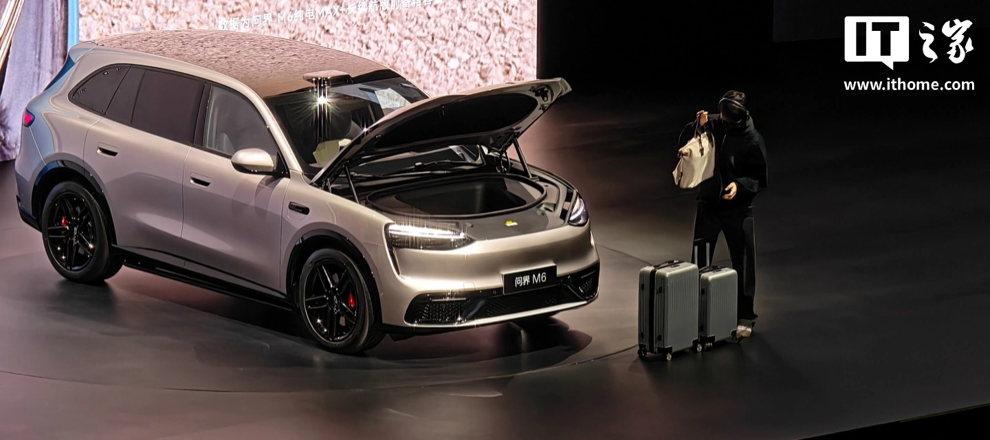 鸿蒙智行问界 M6 新锐智慧 SUV 上市:标配全球量产最高 896 线激光雷达,25.98 万元起