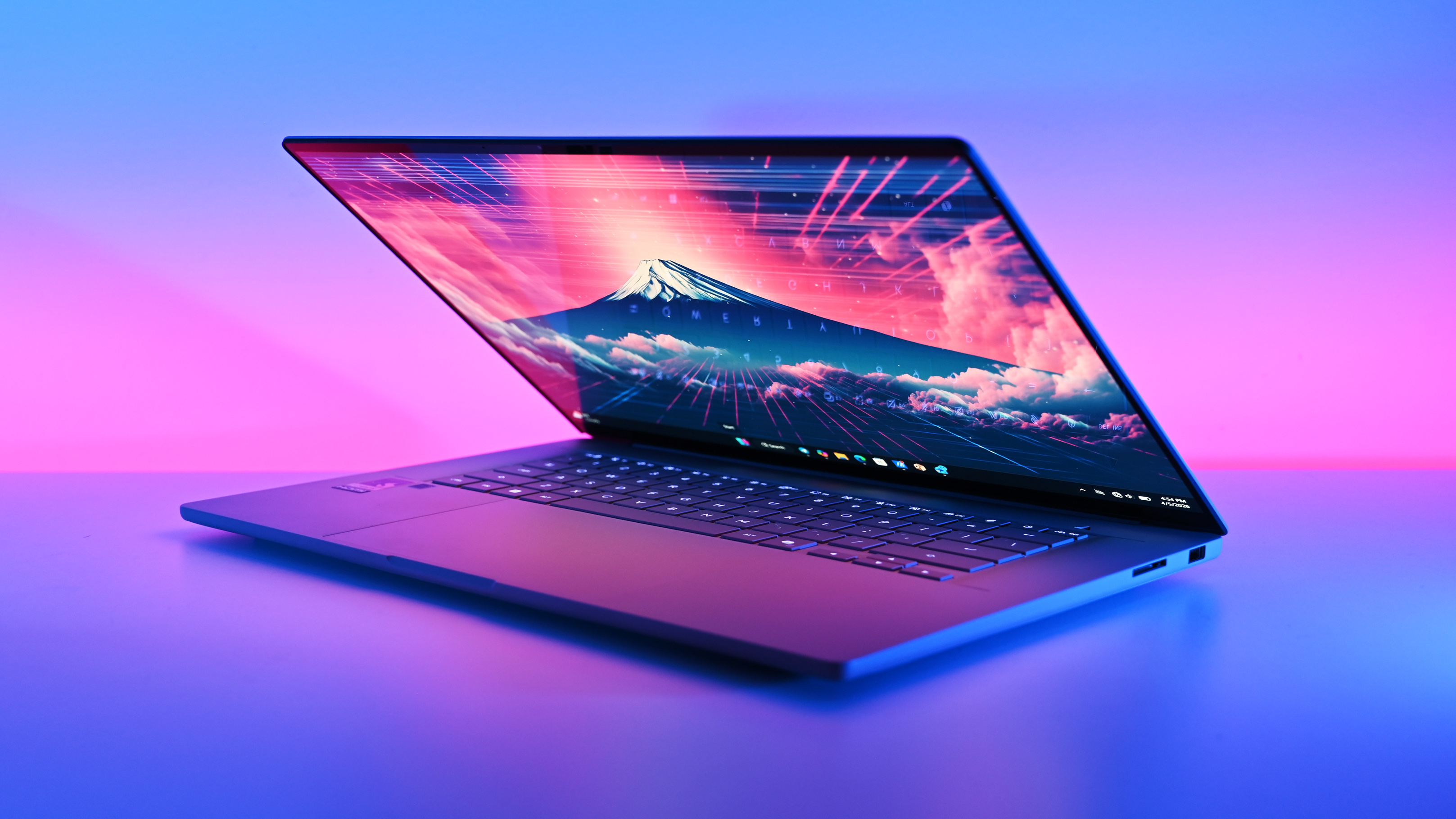 Studio photos of the 2026 ASUS Zenbook A16 laptop featuring the new Qualcomm Snapdragon X2 Elite Extreme processor. 