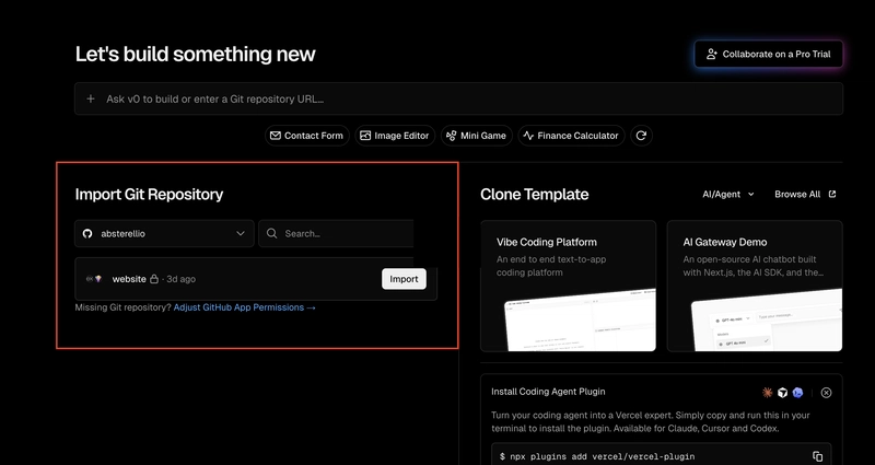 github link