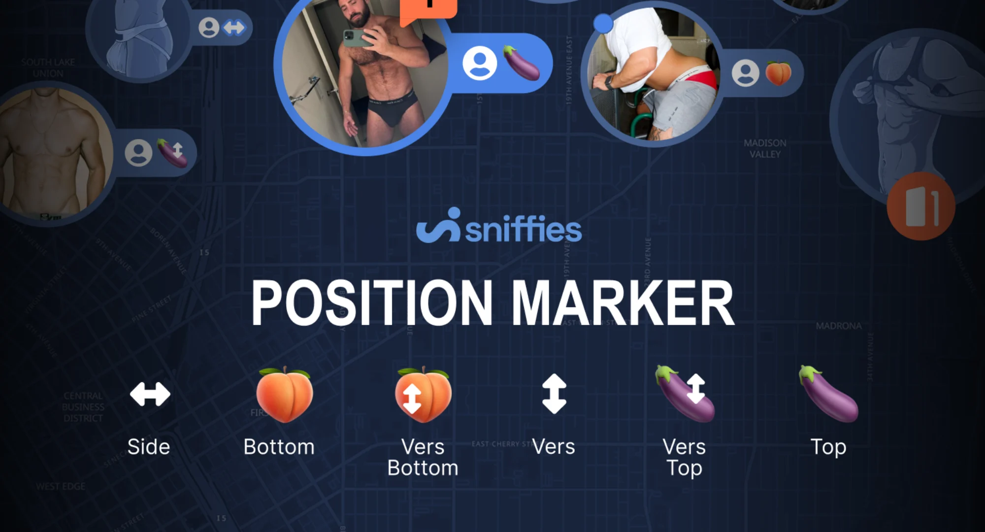 Sniffies "Position Icons"