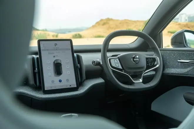 The dual-tone grey-and-black theme works well, and the highlight of the dashboard has to be the 12.3-inch touchscreen system The dual-tone grey-and-black theme works well, and the highlight of the dashboard has to be the 12.3-inch touchscreen system