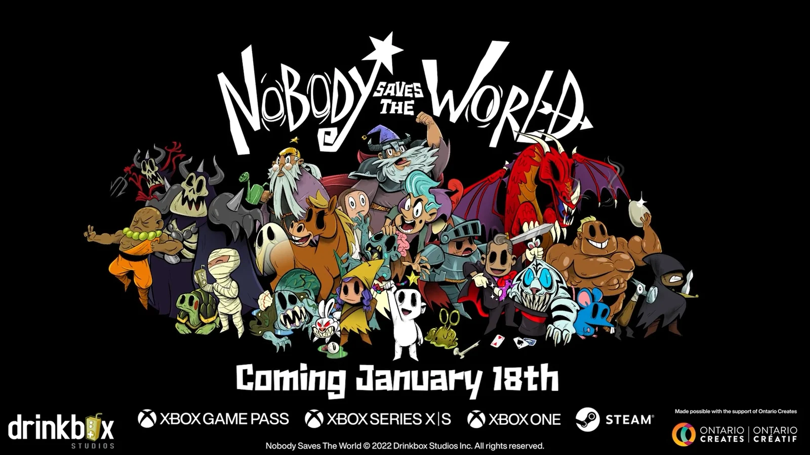 动作冒险RPG《Nobody Saves the World》新预告片公布，本作首发同步加入XGP