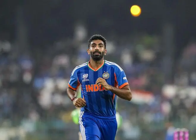Colombo: India's Jasprit Bumrah during an ICC Men's T20 World Cup 2026 cricket match between India and Pakistan, at R Premadasa Stadium, in Colombo, Sri Lanka, Sunday, Feb. 15, 2026. Colombo: India's Jasprit Bumrah during an ICC Men's T20 World Cup 2026 cricket match between India and Pakistan, at R Premadasa Stadium, in Colombo, Sri Lanka, Sunday, Feb. 15, 2026.