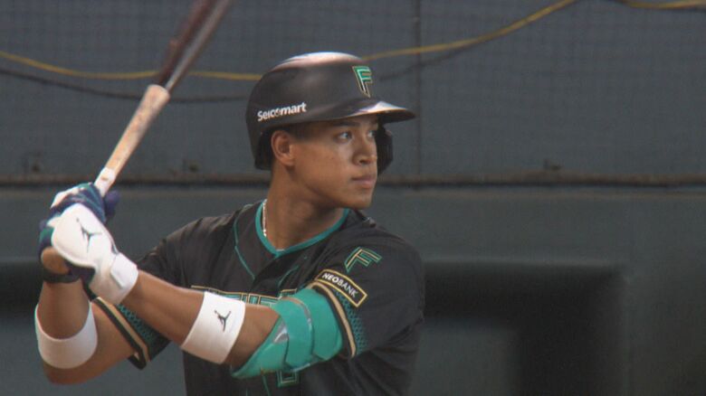 【ファイターズ】開幕20試合目で万波中正リーグ独走の8号ソロ NPB日本人記録更新のシーズン57発ペース 昨季は34試合目に8本目を放ちシーズン20発｜FNNプライムオンライン