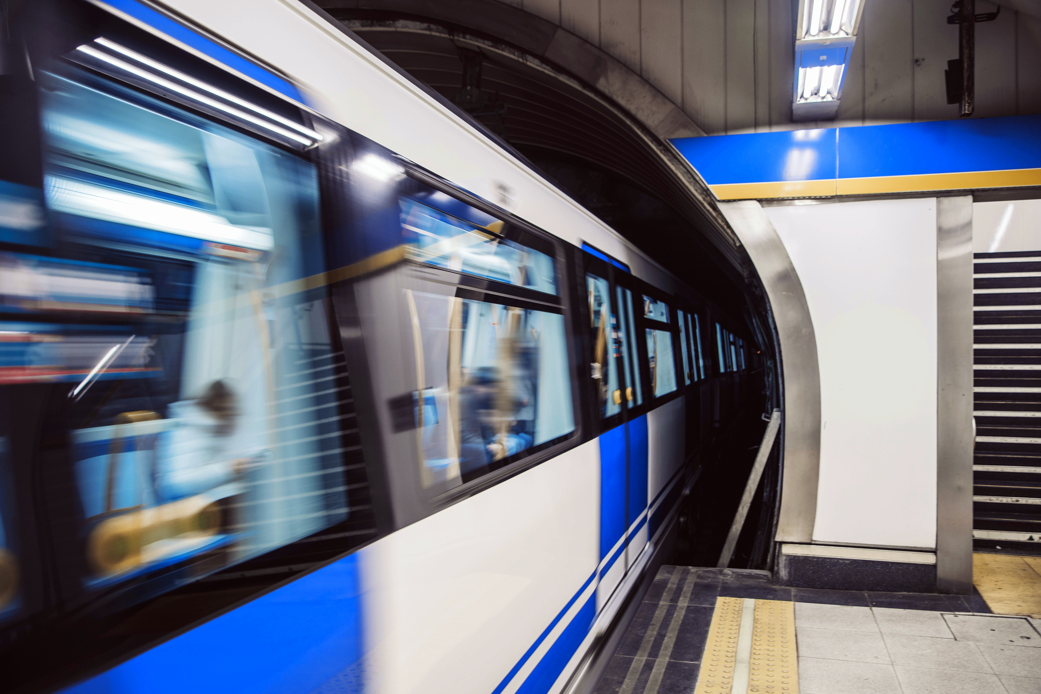 Un vag�n del Metro de Madrid.