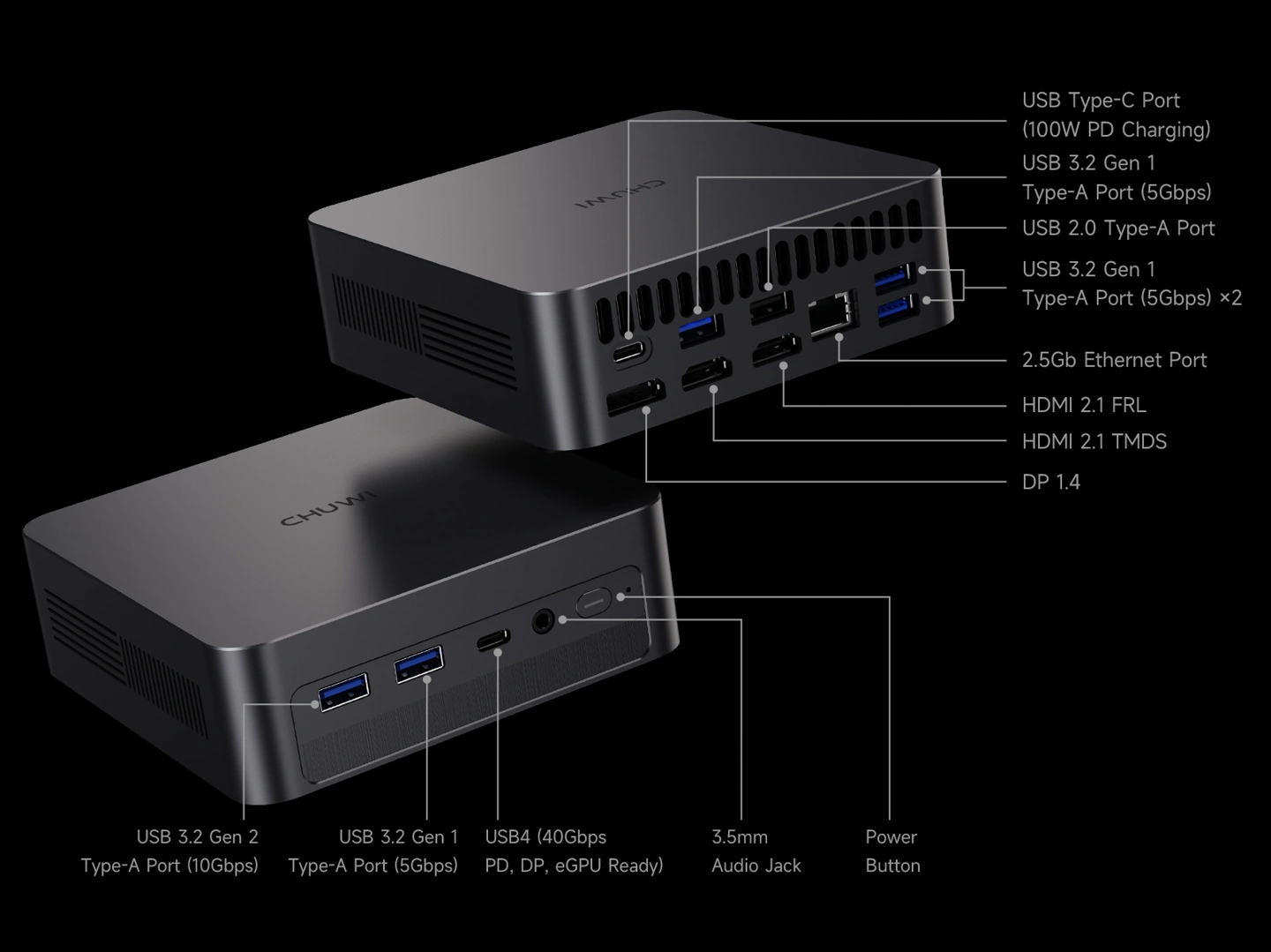 驰为推出全新 AuBox X 迷你主机:酷睿 Ultra 7 256V 处理器,16GB 内存