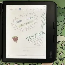 A Kobo Libra Colour e-reader