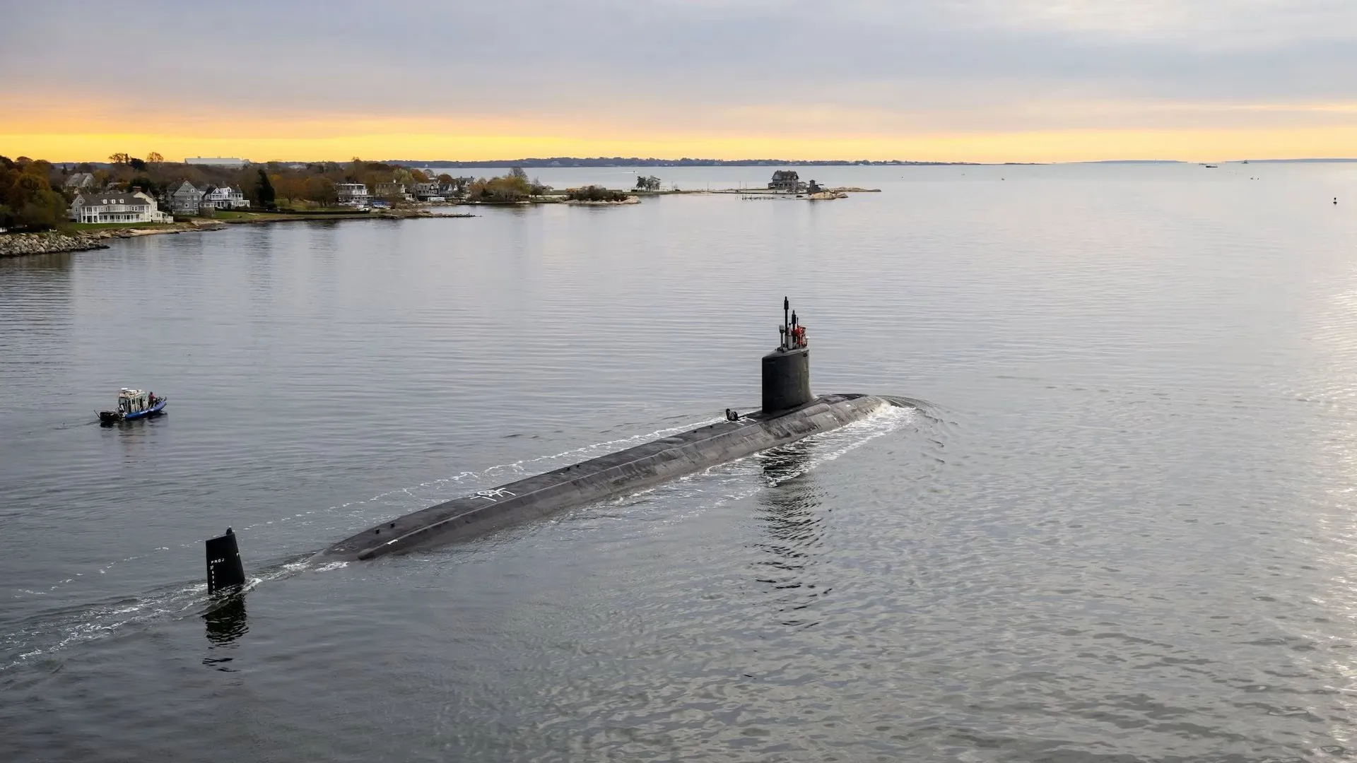 US Navy commissions giant 7,800-ton nuclear-powered attack submarine USS Idaho The USS Idaho during her sea acceptance trials, 2025.