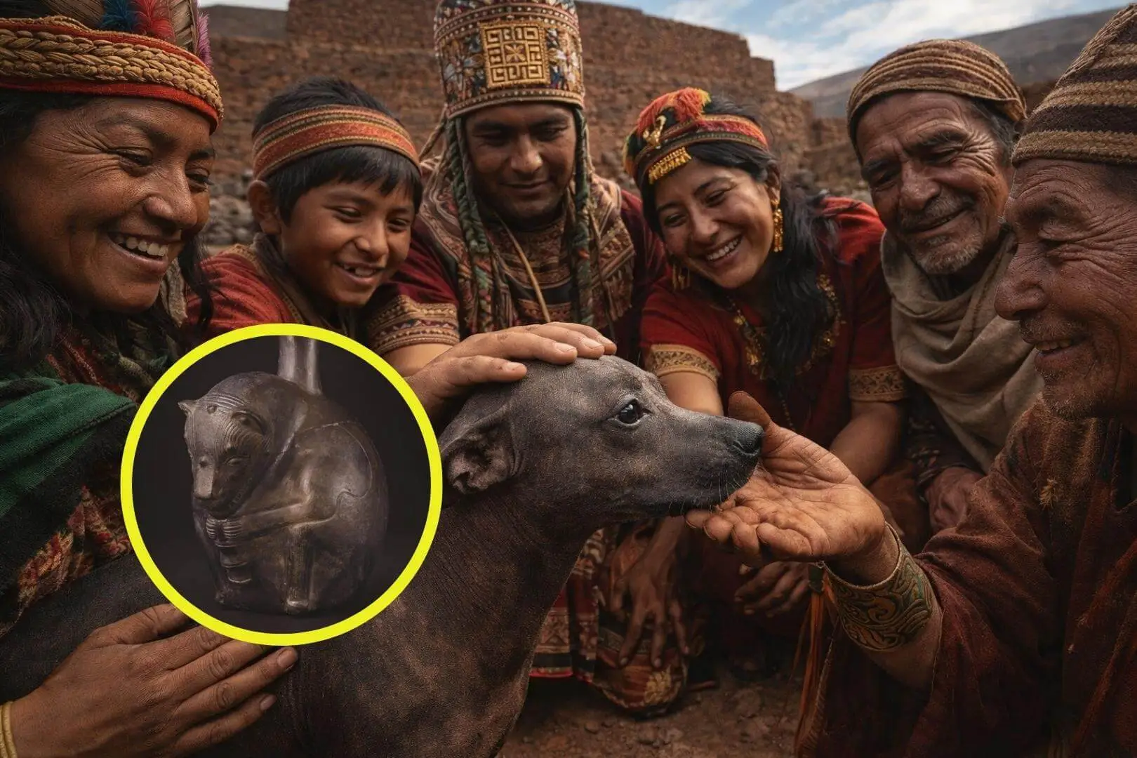 Hallan la primera evidencia física de perros sin pelo del Perú en un enclave Wari de hace 1.000 años