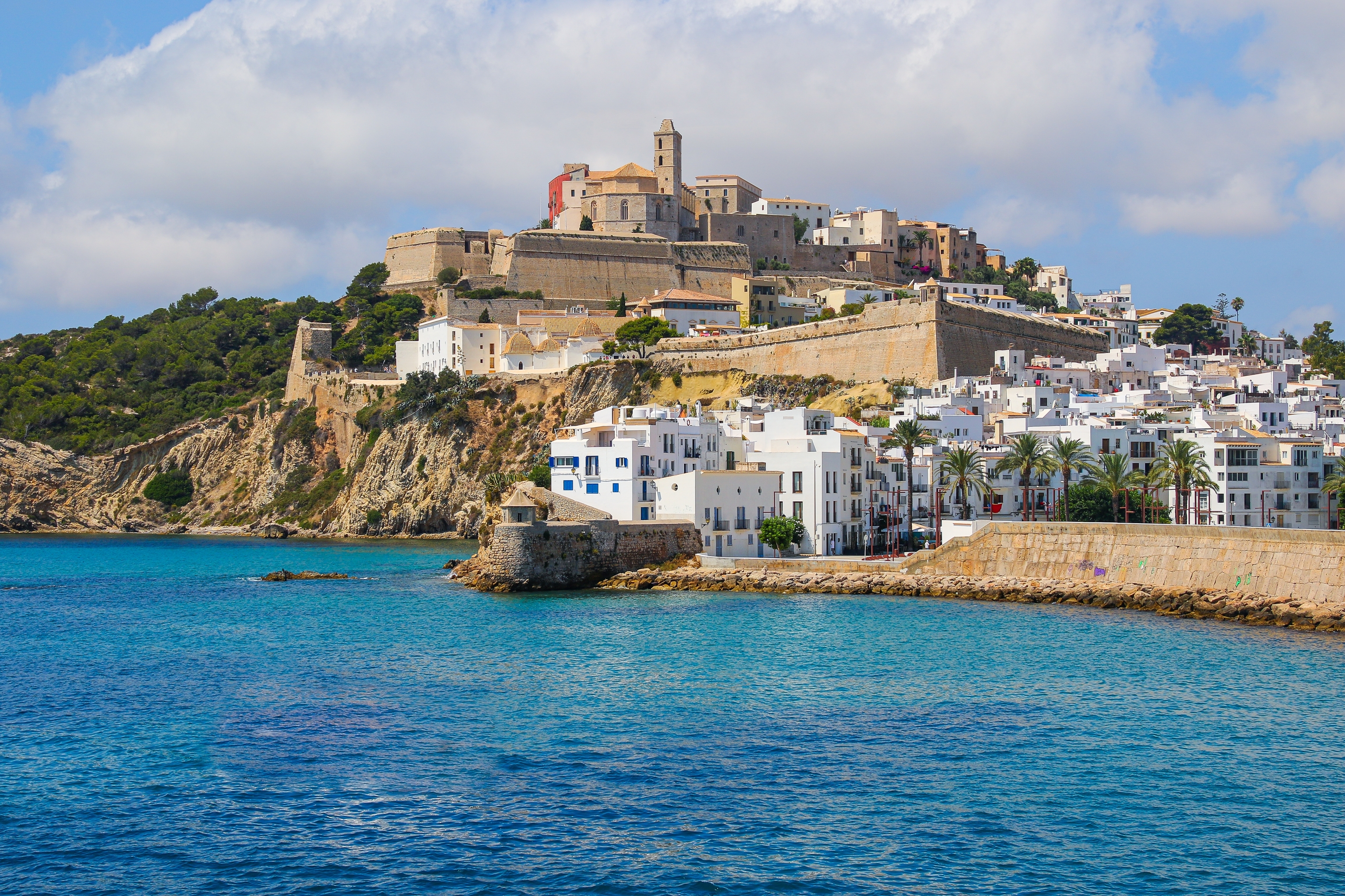 Vista de Dalt Vila, en Ibiza.