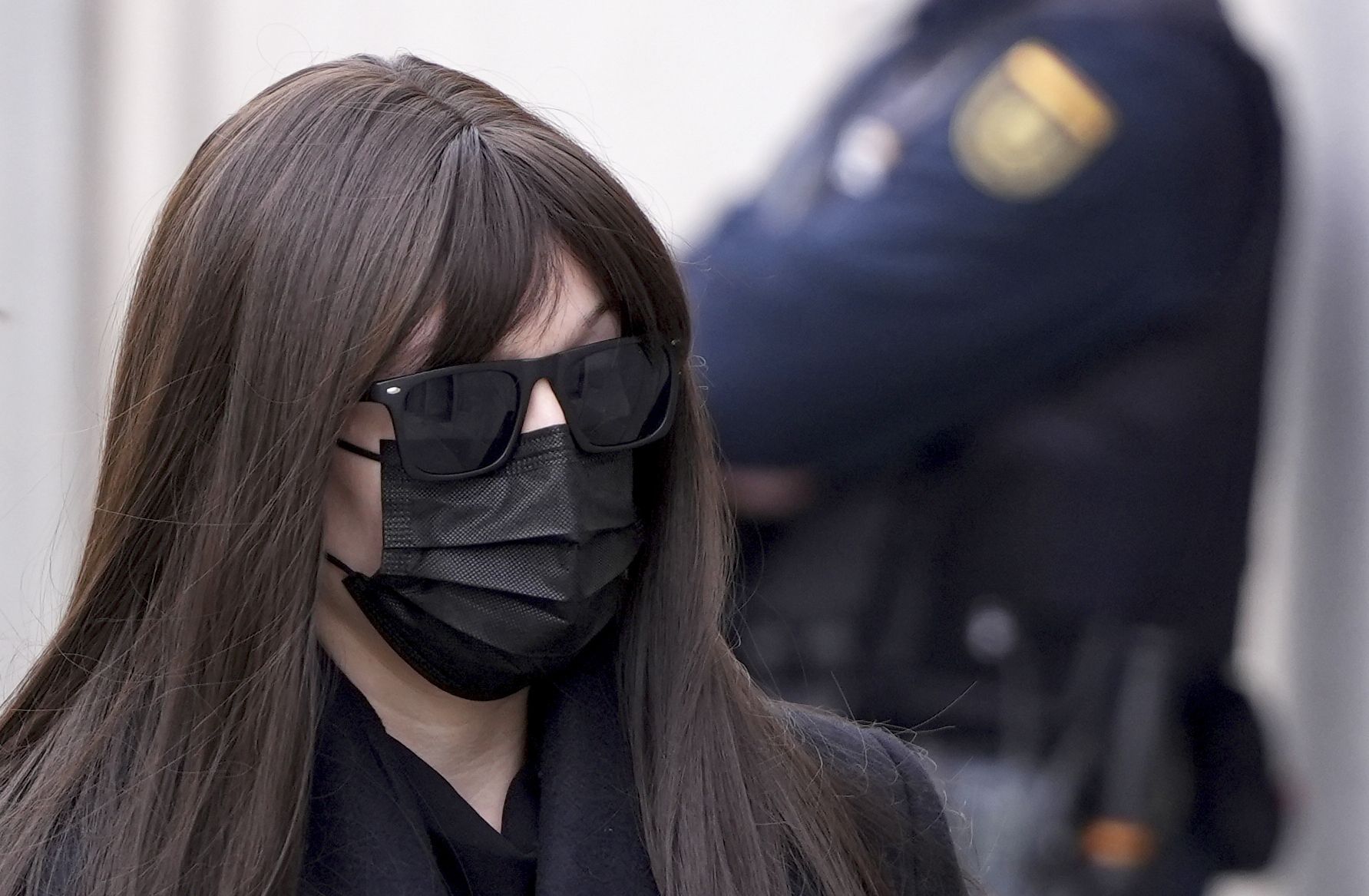 J�sica Rodr�guez, llegando al Tribunal Supremo, el martes.
