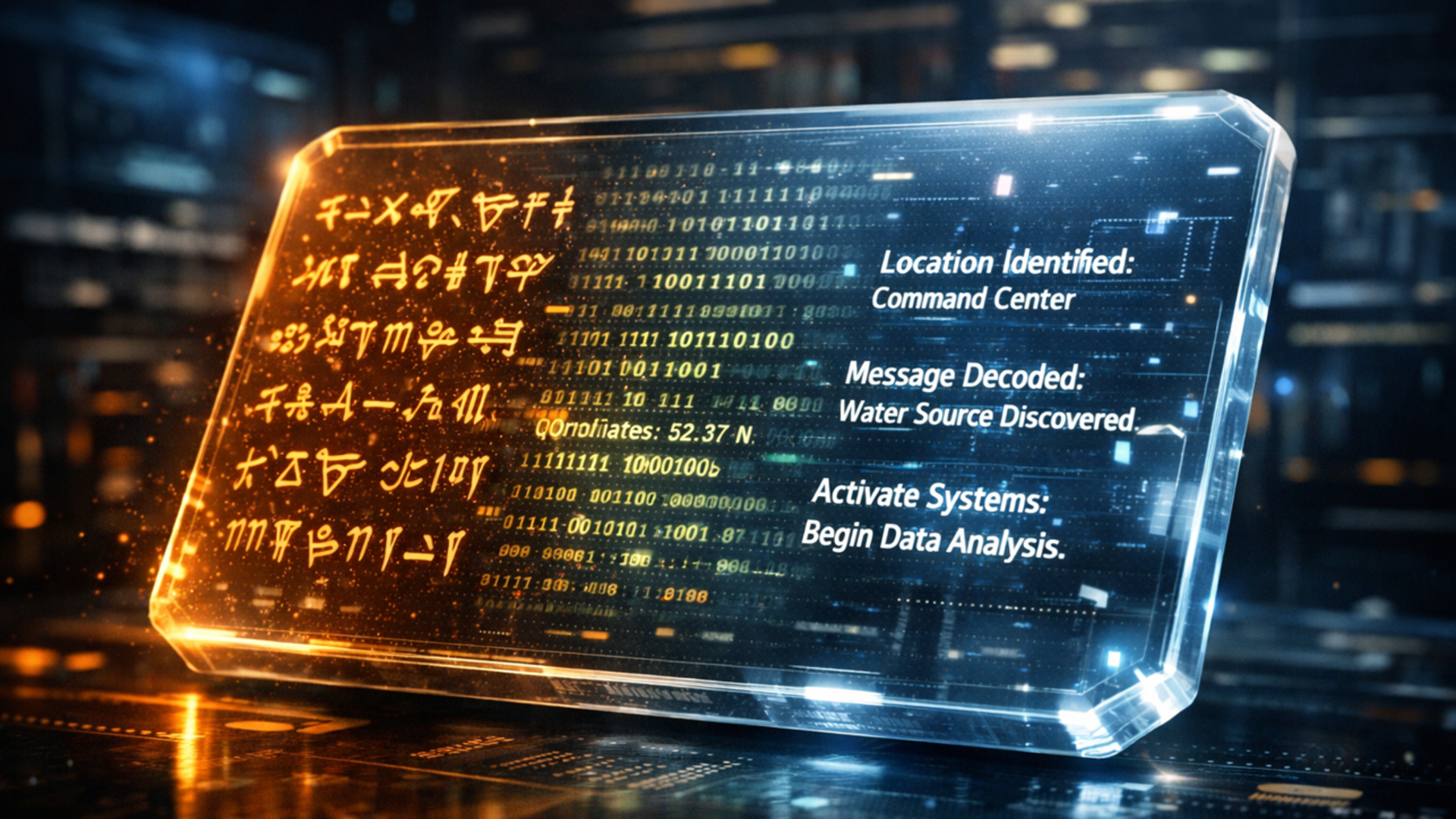 AI translating ancient language