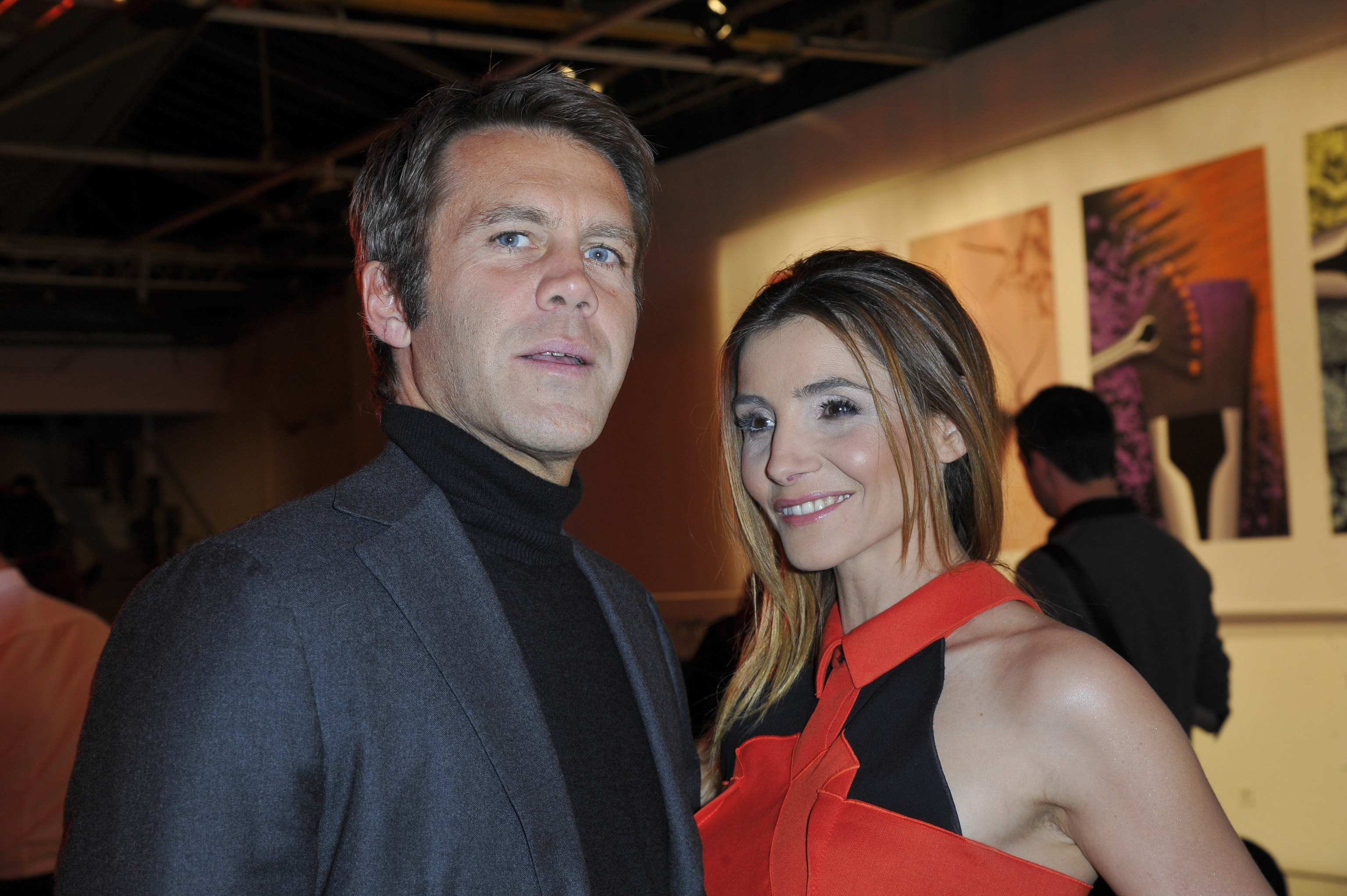 Filiberto de Saboya y Clotilde Courau en una imagen del a�o 2013