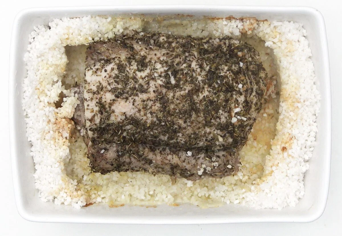 Cinta de lomo con especias y a la sal. Una receta fácil paso a paso