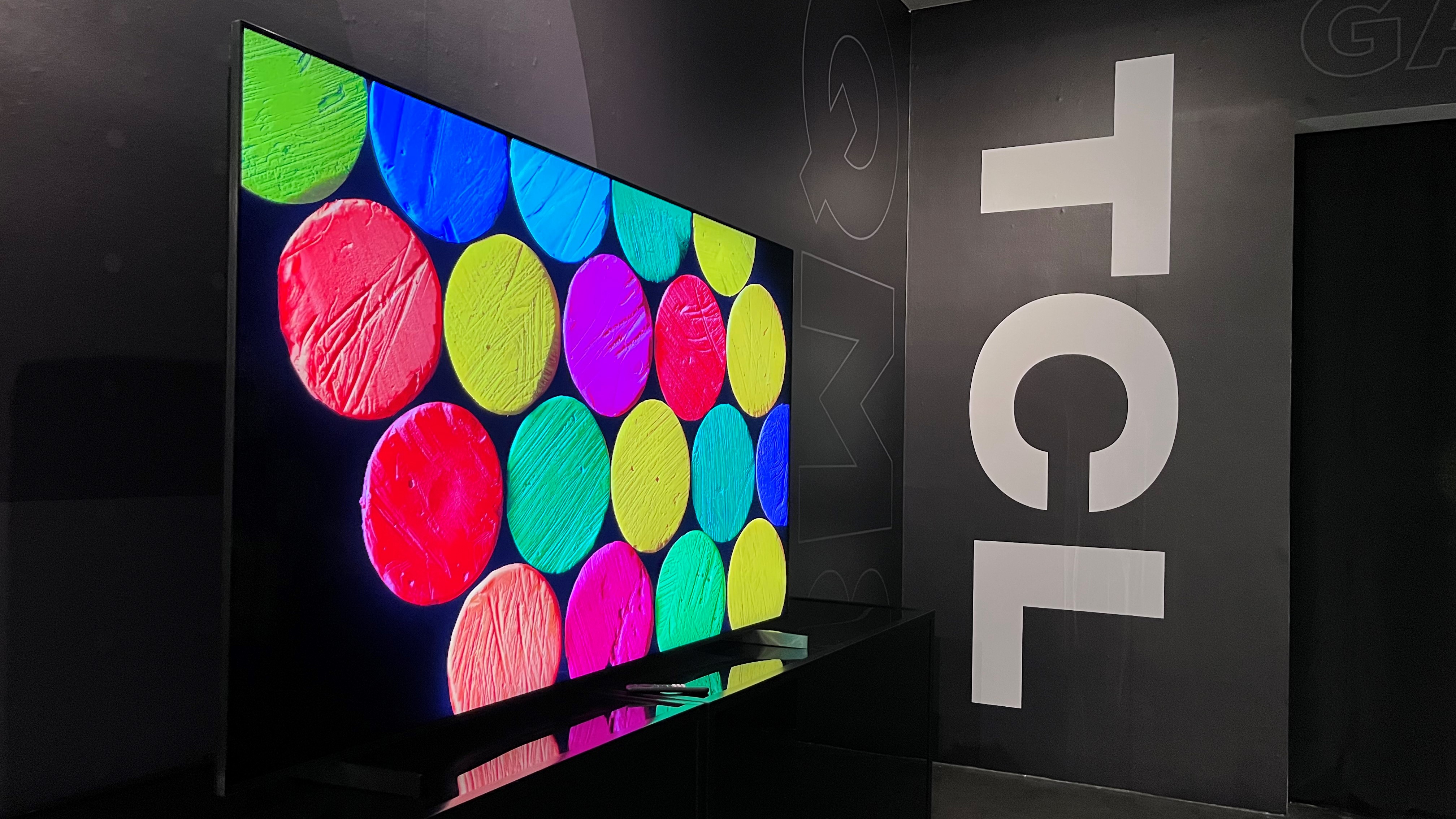 TCL 2023 TVs in dark room