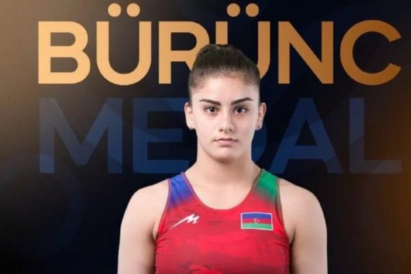 Azerbaijani female wrestler bags bronze at European Championships Azerbaijani female wrestler bags bronze at European Championships
