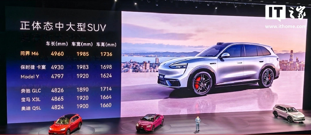鸿蒙智行问界 M6 新锐智慧 SUV 上市:标配全球量产最高 896 线激光雷达,25.98 万元起
