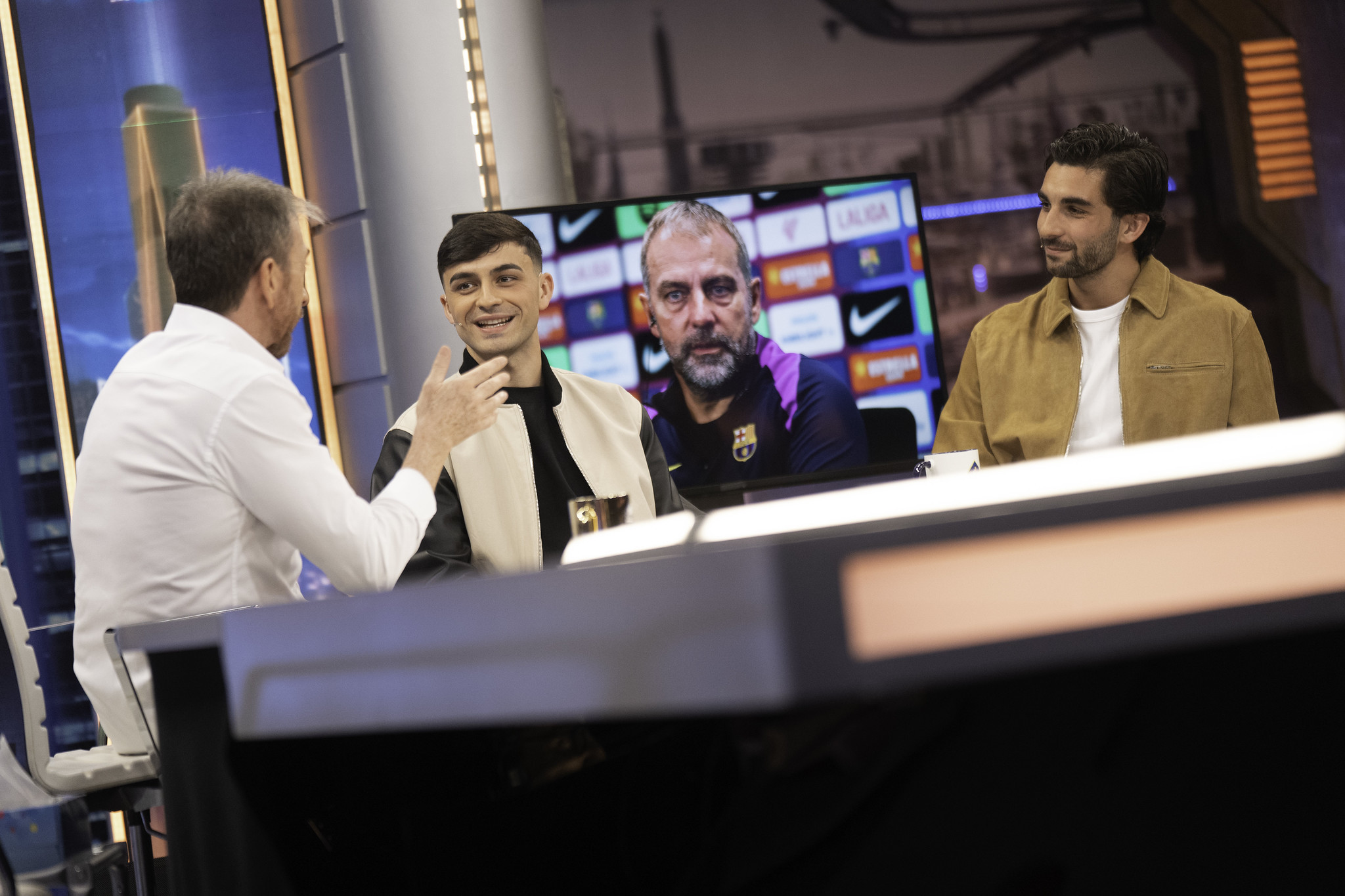 Pedri y Ferran Torres, en su �ltima visita a El Hormiguero.