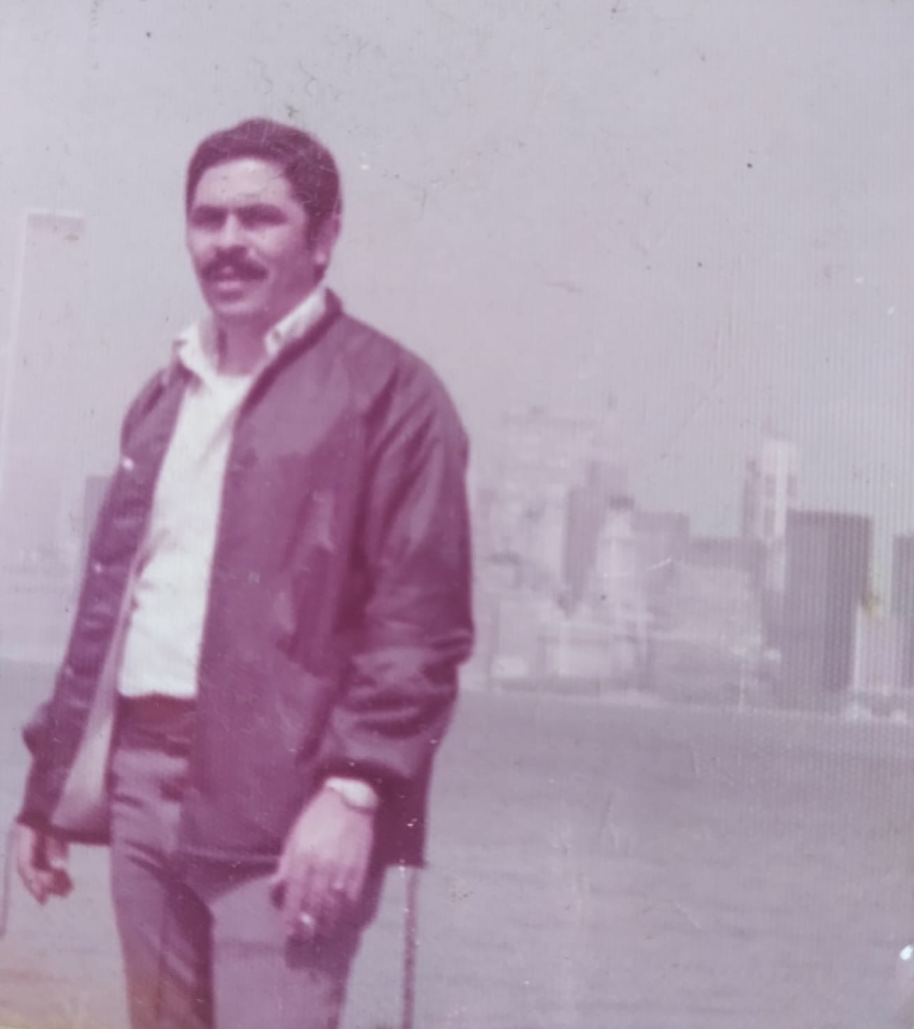 Florencio Exp�sito Vel�zquez, en los a�os 70 en Nueva York.