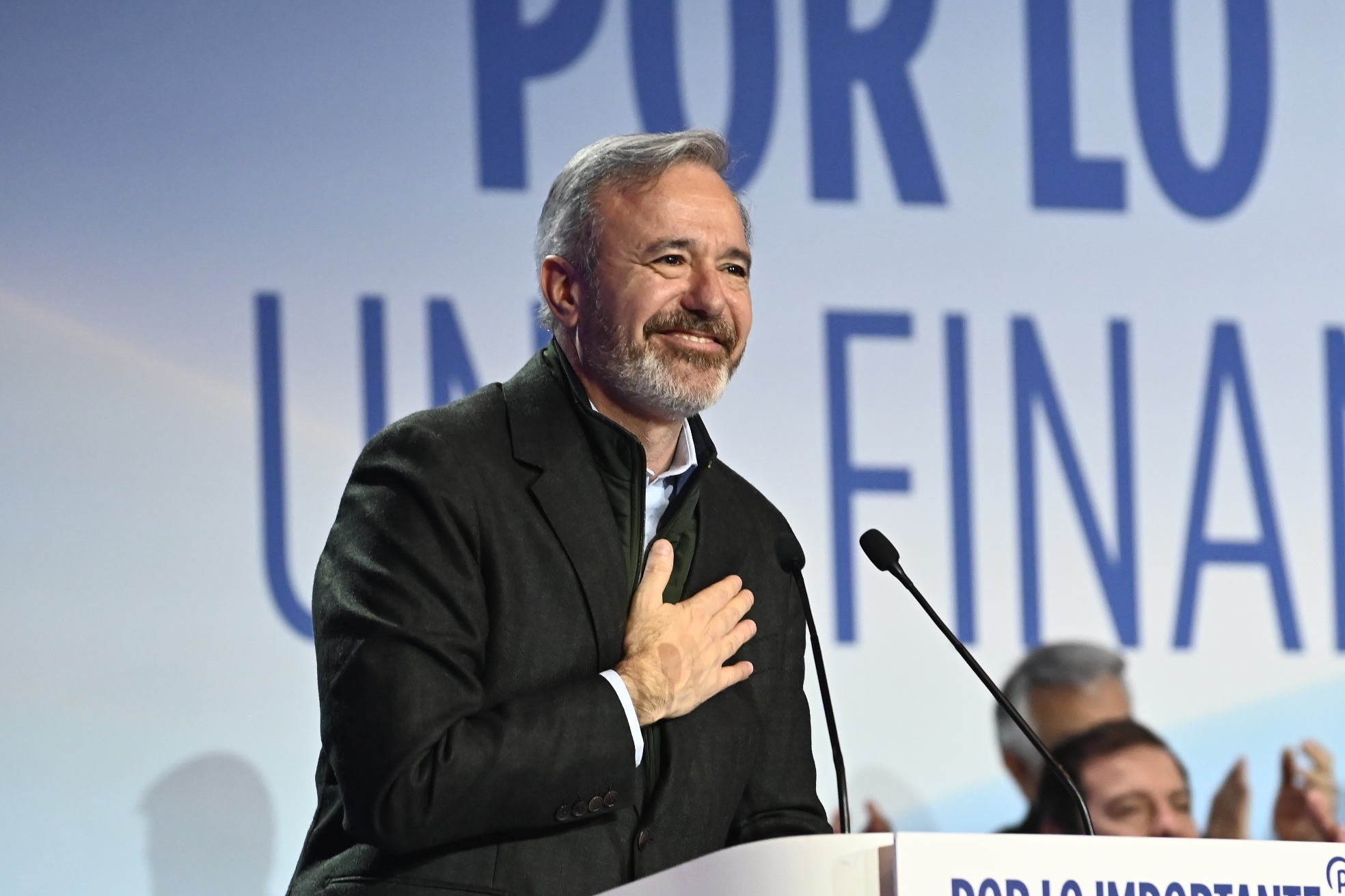Jorge Azc�n, presidente en funciones del Gobierno de Arag�n