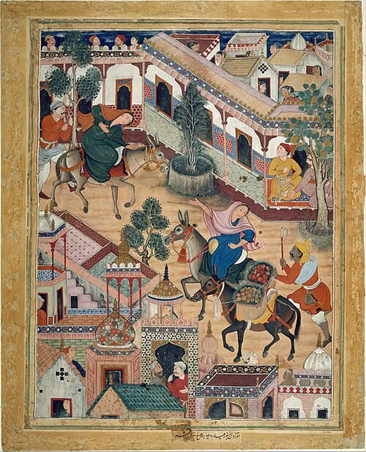 “The Spy Zambur Brings Mahiya to the City of Tawariq”, folio from Hamzanama, circa 1570. Attributed to Kesav Das and Mah Muhammad. Rogers Fund, 1923. Metropolitan Museum of Art. “The Spy Zambur Brings Mahiya to the City of Tawariq”, folio from Hamzanama, circa 1570. Attributed to Kesav Das and Mah Muhammad. Rogers Fund, 1923. Metropolitan Museum of Art.