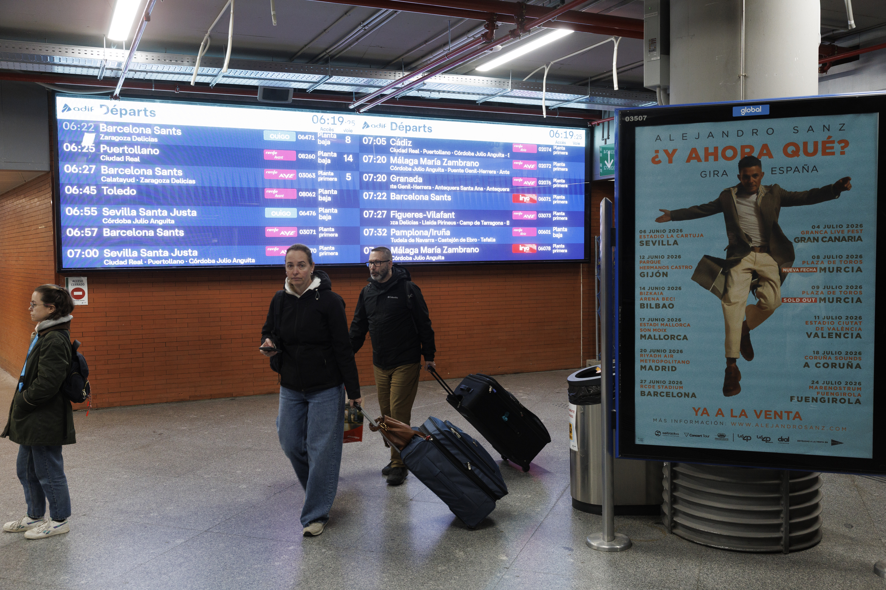 Una incidencia en Atocha provoca retrasos.