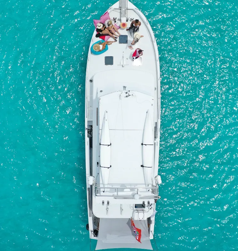 Image may contain Transportation Vehicle Yacht Boat Sailboat Boating Leisure Activities Sport and Water