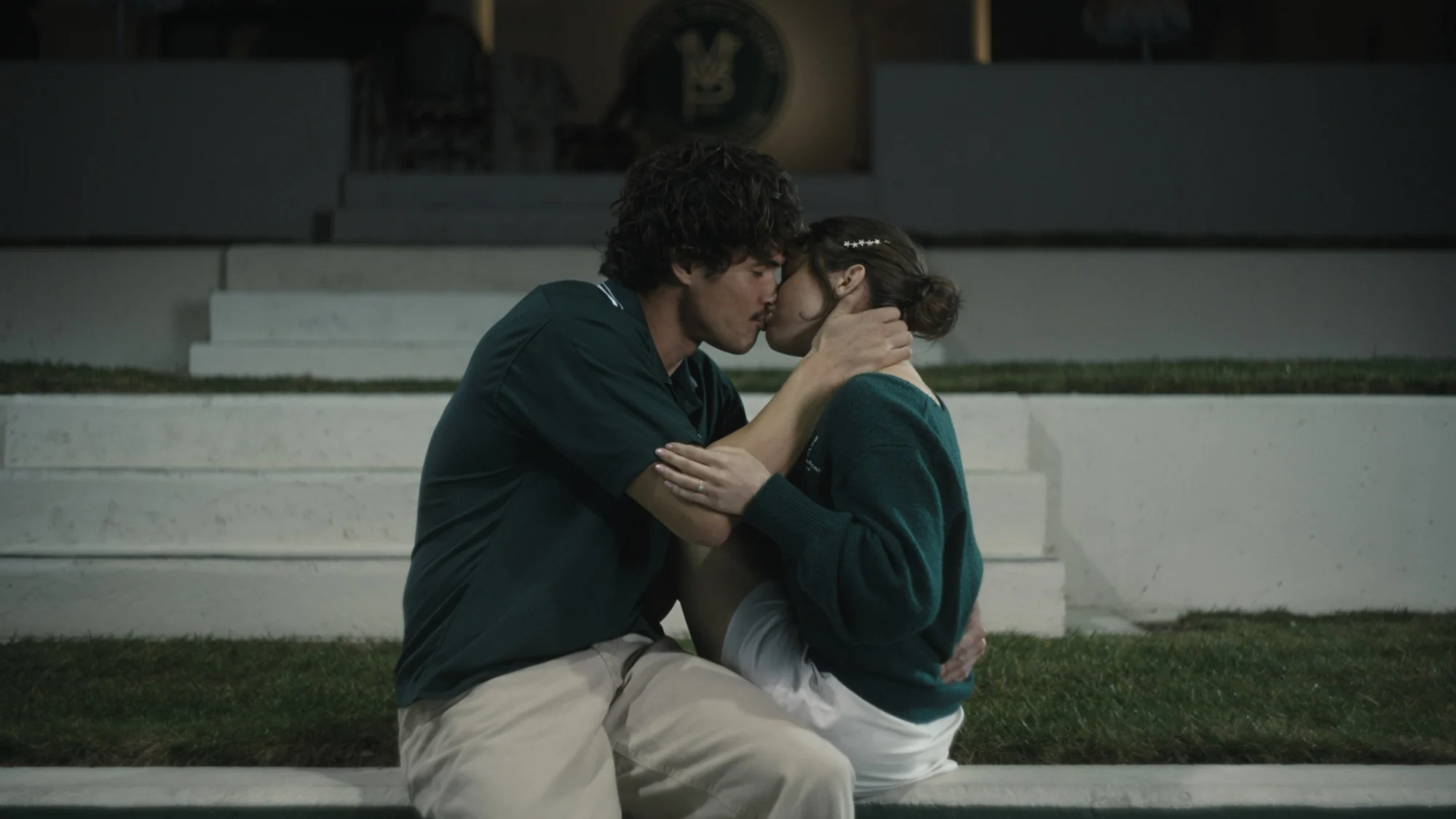Charles Melton and Cailee Spaeny in "Beef."