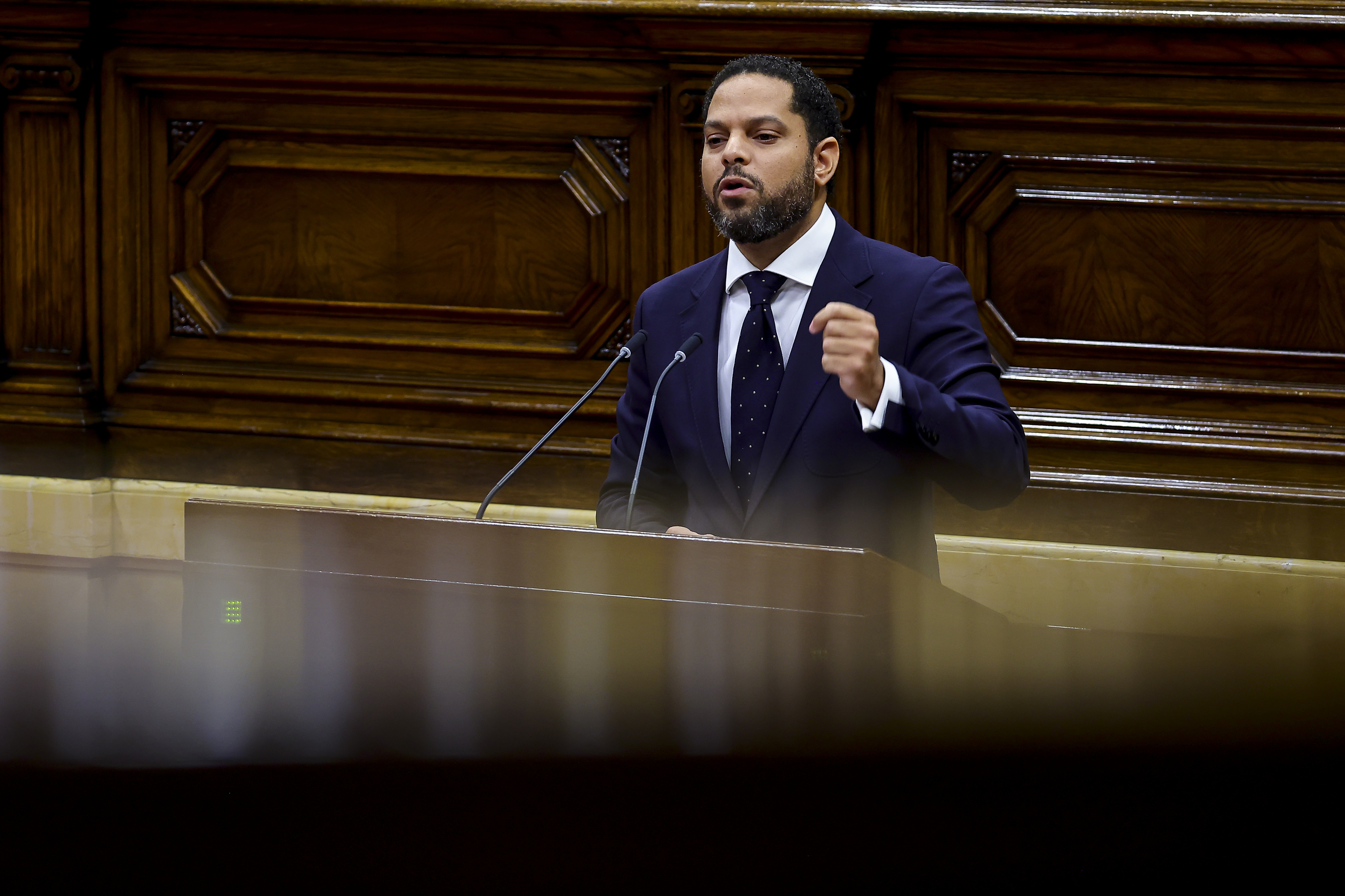 Ignacio Garriga en el Parlament
