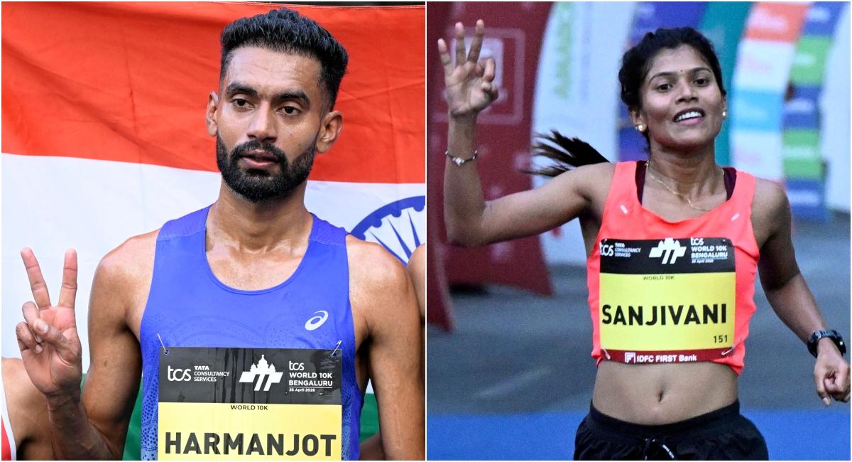 Harmanjot Singh and Sanjivani Jadhav recorded the best timings among Indian men and women with 29.13 and 35:01, respectively. Harmanjot Singh and Sanjivani Jadhav recorded the best timings among Indian men and women with 29.13 and 35:01, respectively.