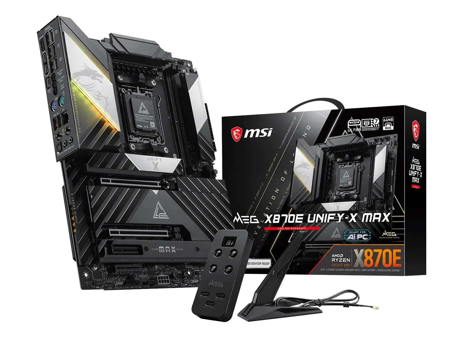 微星 MEG X870E UNIFY-X MAX 主板上市,4799 元