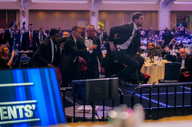 Security Scare at The White House Correspondents' Dinner with President Trump 