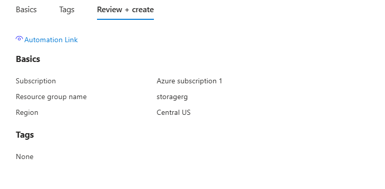 review & create