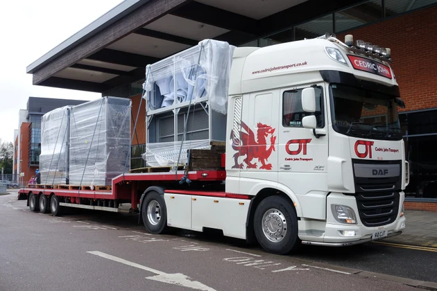 Cedric John Transport DAF XF Euro 6 long-distance road transport vehicle