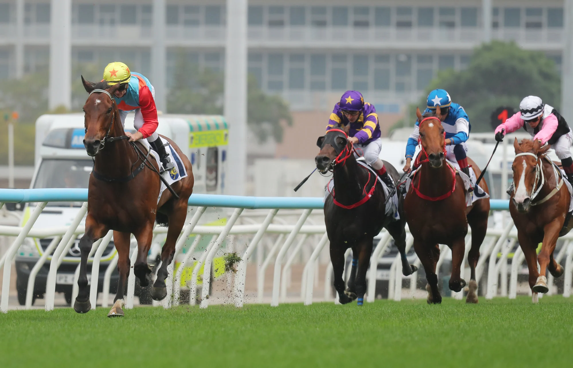 Ka Ying Rising surges clear to notch his 19th straight triumph.