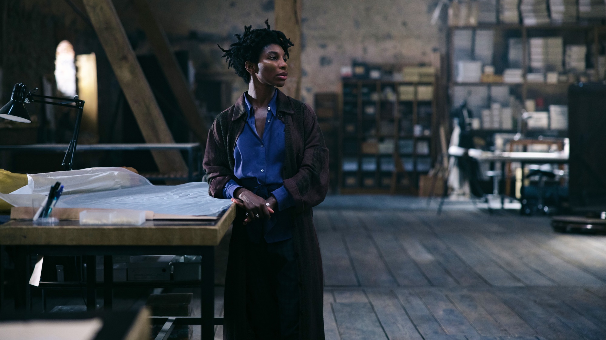Michaela Coel is Sam Anhein in "Mother Mary."