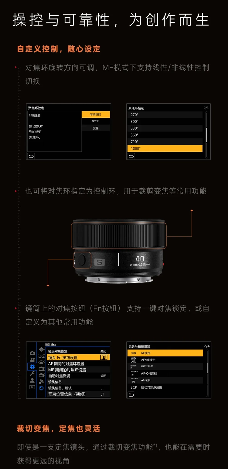 松下发布 LUMIX S 40mm F2 镜头,S9 全画幅相机新色同步登场