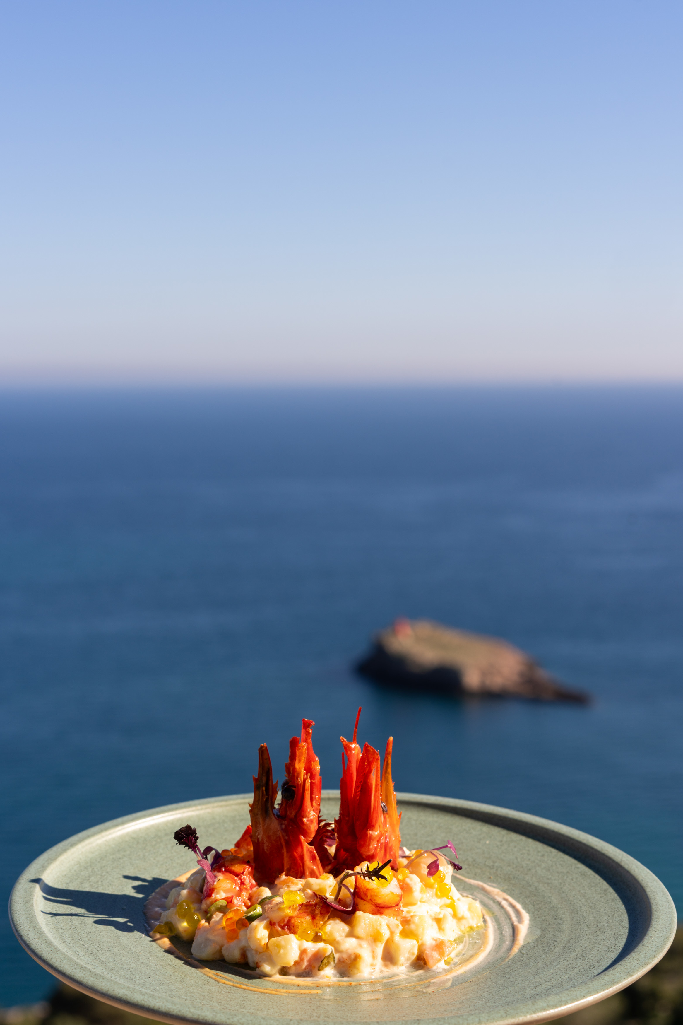 La gamba roja, pescados de lonja, arroces para compartir componen la oferta 'gastro' del mediod�a.