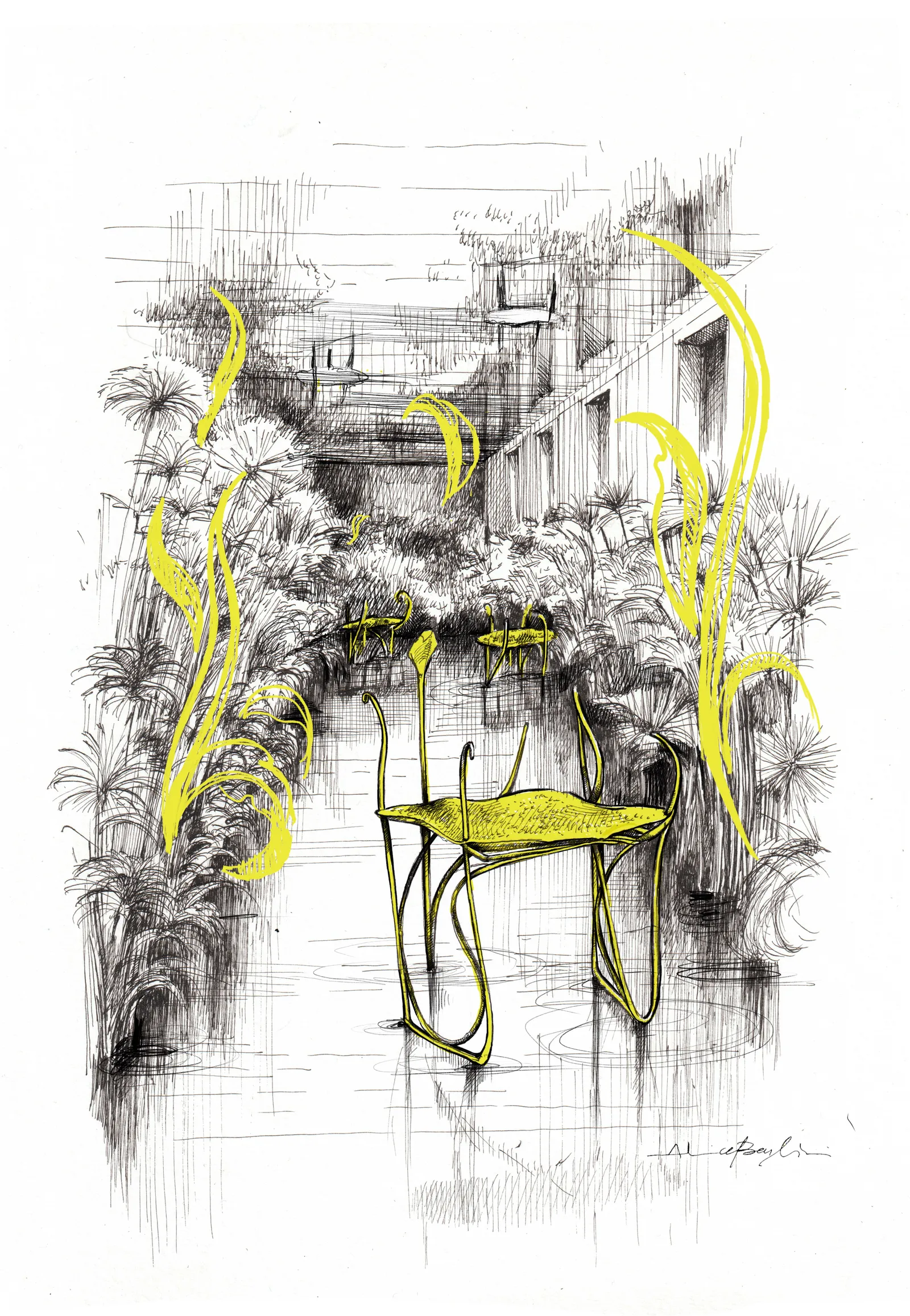 Image may contain Art Drawing Doodle and Plant