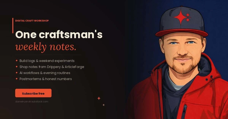 Subscribe to Digital Craft Workshop on Substack