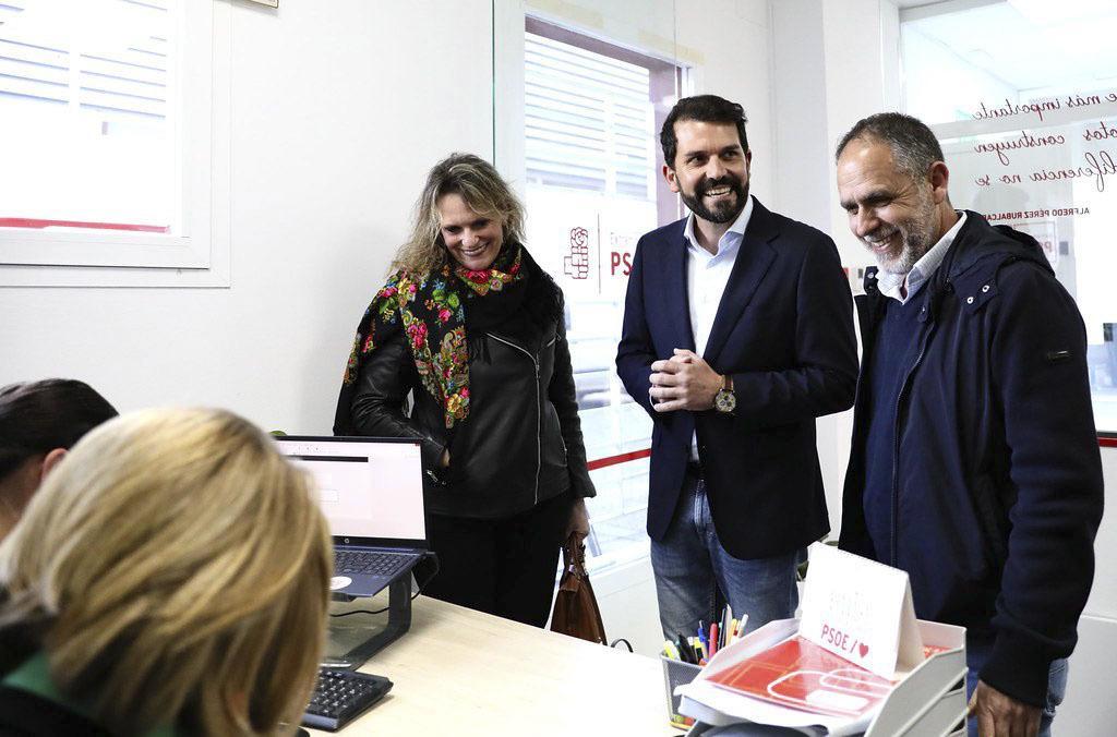 �lvaro S�nchez Cotrina, l�der del PSOE de Extremadura.