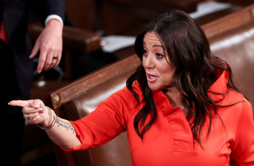 Nominee for secretary of labor Lori Chavez-DeRemer reacts on the day of U.S. President Donald Trump's speech to a joint session of Congress, in the House Chamber of the U.S. Capitol in Washington, D.C., U.S., March 4, 2025. (credit: REUTERS/EVELYN HOCKSTEIN) Nominee for secretary of labor Lori Chavez-DeRemer reacts on the day of U.S. President Donald Trump's speech to a joint session of Congress, in the House Chamber of the U.S. Capitol in Washington, D.C., U.S., March 4, 2025. (credit: REUTERS/EVELYN HOCKSTEIN)